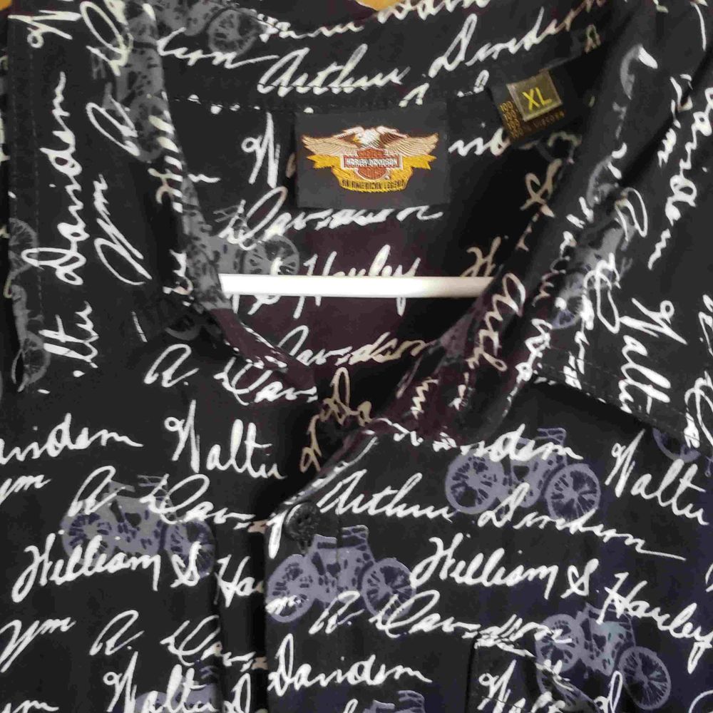 Vtg Harley Davidson collared button down shirt XL MEN'S